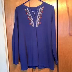Brand New! Woman Within embellished top